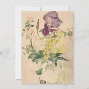 Convite Edouard Manet - Peça Flor com Iris, Laburnum, 