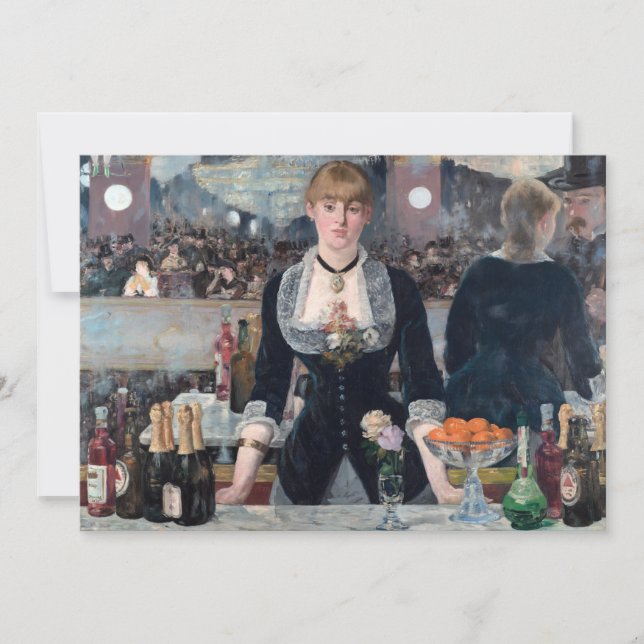 Convite Edouard Manet - Um Bar na Folies-Bergere (Frente)
