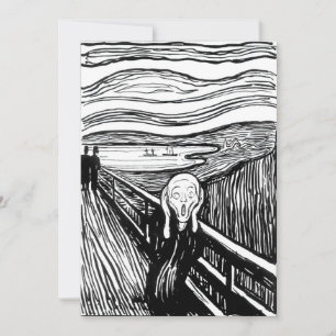 Convite Edvard Munch - A litografia do Gritar