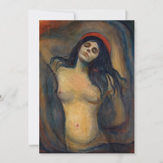 Convite Edvard Munch - Madona (Frente)