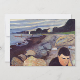Convite Edvard Munch - Melancholy