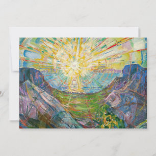 Convite Edvard Munch - O Sol 1916