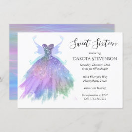 Convite Eethal Fairy Gown | Rainbow Ombre Pastel Sheen