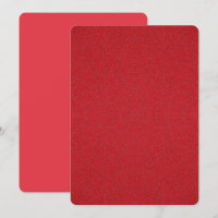 Convite Efeito Ruído Vermelho Tomate – Personalizá