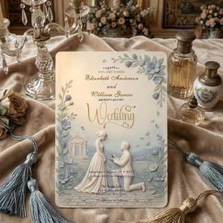 Convite Efeito Vintage Elegante Casamento