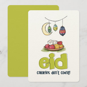 Convite Eid Mamoul Sem Arrependimentos   Calorias Não Cont