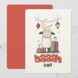 Convite Eid Meme Ovelha Engraçada LOL HAHA   Tchau Baaah!