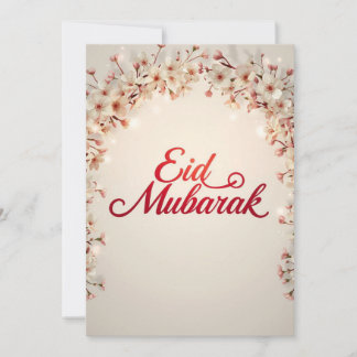 Convite Eid mubarak for Eid Fitr Card