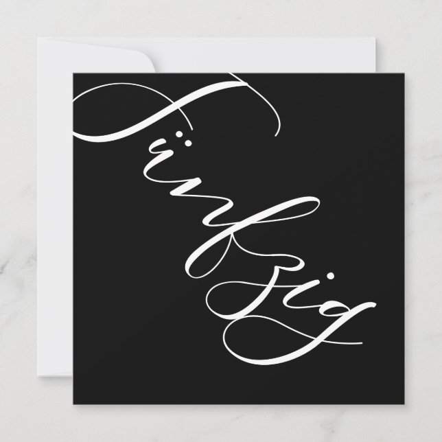 Convite Einladung Geburtstag (inkl. Briefumschlag) (Frente)