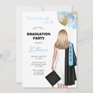 Convite Ela Acreditava Que Podia Graduar-Se