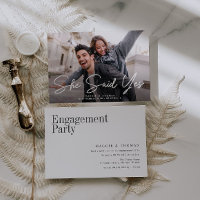 ela disse que sim, noivado de fotos moderno