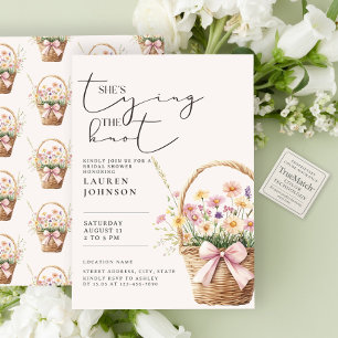 Convite Ela é Casando Floral Chá de panela