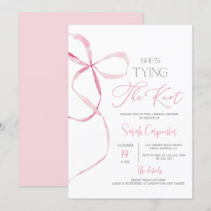 Convite Ela é Chá de panela de Arco de Casando