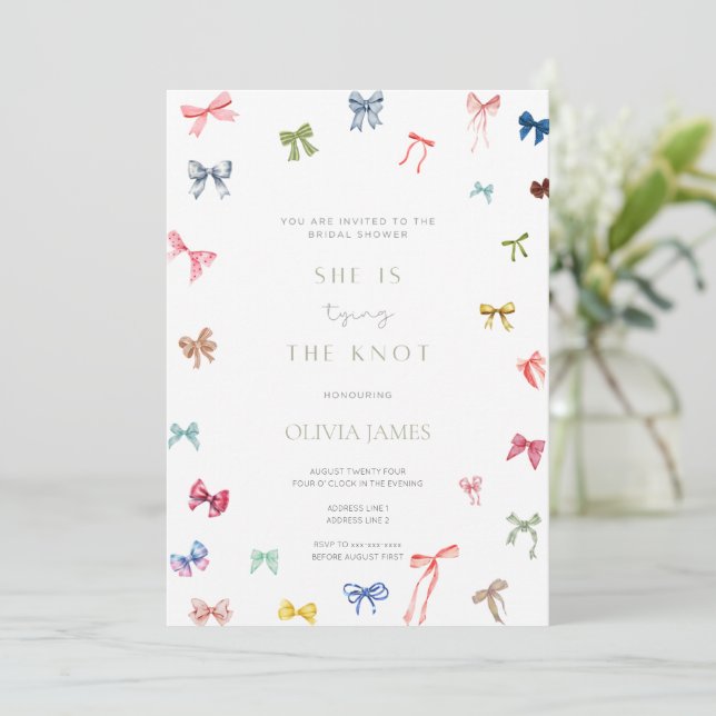 Convite Ela é chá de panela de casando (Em pé/Frente)