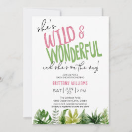 Convite Ela é um Chá de fraldas de Garota Maravilha e Selv