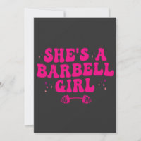 Ela é uma garota de barbo Fitness Academia Present