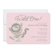 Ela é uma selvagem | Primeiro Aniversário Rosa