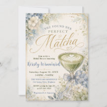 Ela Encontrou Seu Chá de Noiva Perfeito com Matcha