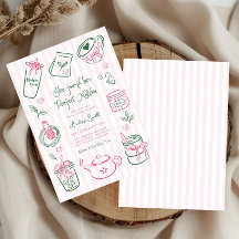 Ela Encontrou Seu Chá de Noiva Rosa Perfect Matcha