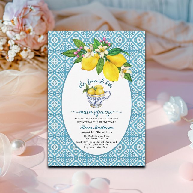 Convite Ela Encontrou Seu Chá de panela De Apertar Princip (Criador carregado)