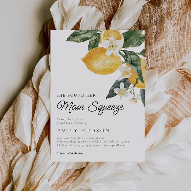 Convite Ela Encontrou Seu Chá de panela De Apertar Princip (Criador carregado)