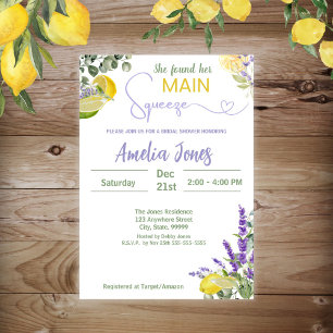 Convite Ela Encontrou Seu Chá de panela De Apertar Princip