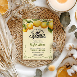 Convite Ela Encontrou Seu Chá de panela De Apertar Princip