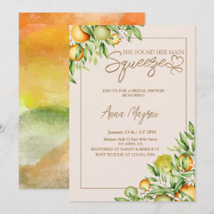 Convite Ela Encontrou Seu Chá de panela De Apertar Princip