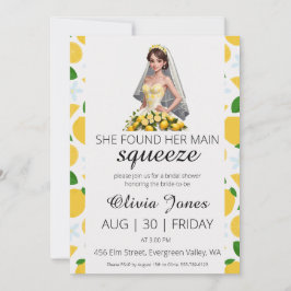 Convite ela encontrou seu chá de panela de aperto principa