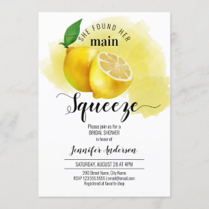 Convite Ela encontrou seu chá de panela de aperto principa