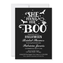 Ela Encontrou Seu Chá de panela De Boo Halloween