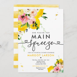 Convite Ela Encontrou Seu Chá de panela De Limão De Aperte