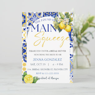 Convite Ela Encontrou Seu Chá de panela De Limão De Aperte