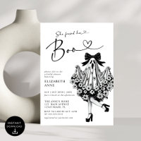 Ela Encontrou Seu Chá de panela Floral De Fantasma