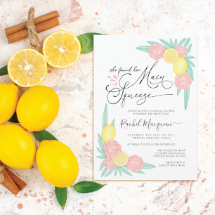 Convite Ela Encontrou Seu Esmagamento Principal Chuvas de 