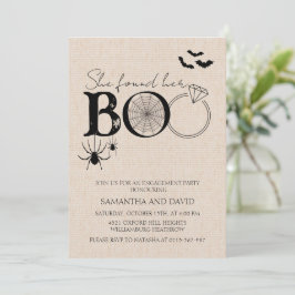 Convite Ela Encontrou Seu Noivado Russo De Halloween