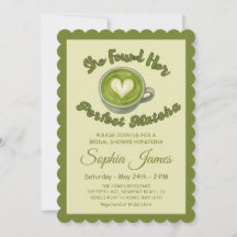 Ela Encontrou Seu Perfeito Chá de panela Matcha