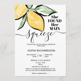 Convite Ela encontrou seu principal limão apertado BOHO VE