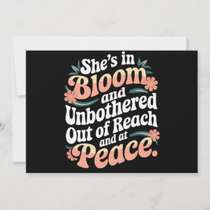 Convite Ela Está Em Sangue E Desligada Do Alcance E