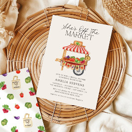 Convite Ela está fora do Chá de panela de Mercado do Agric