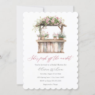 Convite Ela está fresca do Chá de panela de mercado