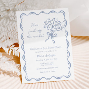 Convite Ela está fresca do Chá de panela de mercado