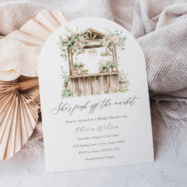 Convite Ela está fresca do Chá de panela de mercado (Criador carregado)