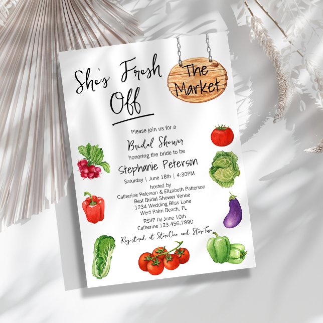 Convite Ela está fresca do Chá de panela de Sinal de Merca (Criador carregado)