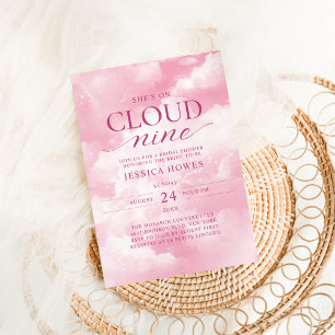 Convite Ela está no Paraíso Rosa Chá de Panela de Noiva