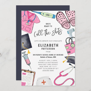 Convite Ela está pronta para chamar a Festa de formatura d