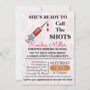 Convite Ela está pronta para ligar para a graduação de 