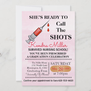 Convite Ela está pronta para ligar para a graduação de 