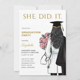 Convite Ela Fez Enfermagem Na Graduação Da Faculdade De Me