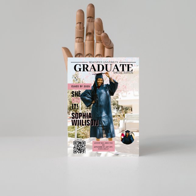 Convite Ela fez isso com a graduação de fotos da revista q (Criador carregado)